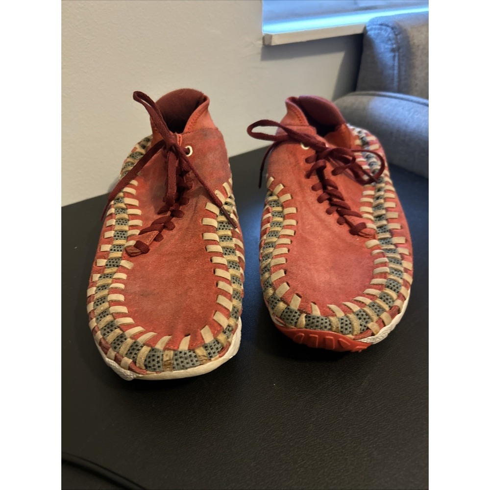 Nike Air Footscape Woven Chukka Knit Red Men's Size 9 543202-663 2012